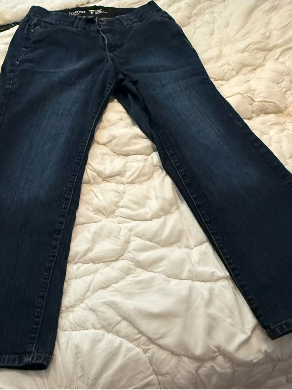 Lane Bryant Dark Blue Wide-Leg Jeans - Picture 2 of 3